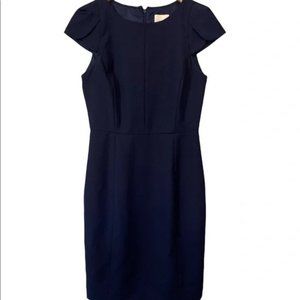 J. Crew cap sleeve wool suiting dress